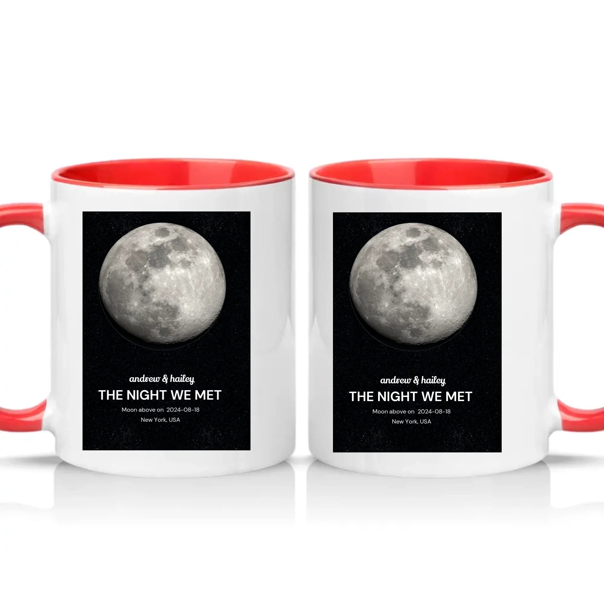 Two Tone 11oz Mug Red