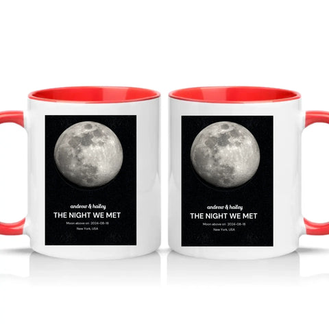 Two Tone 11oz Mug Red