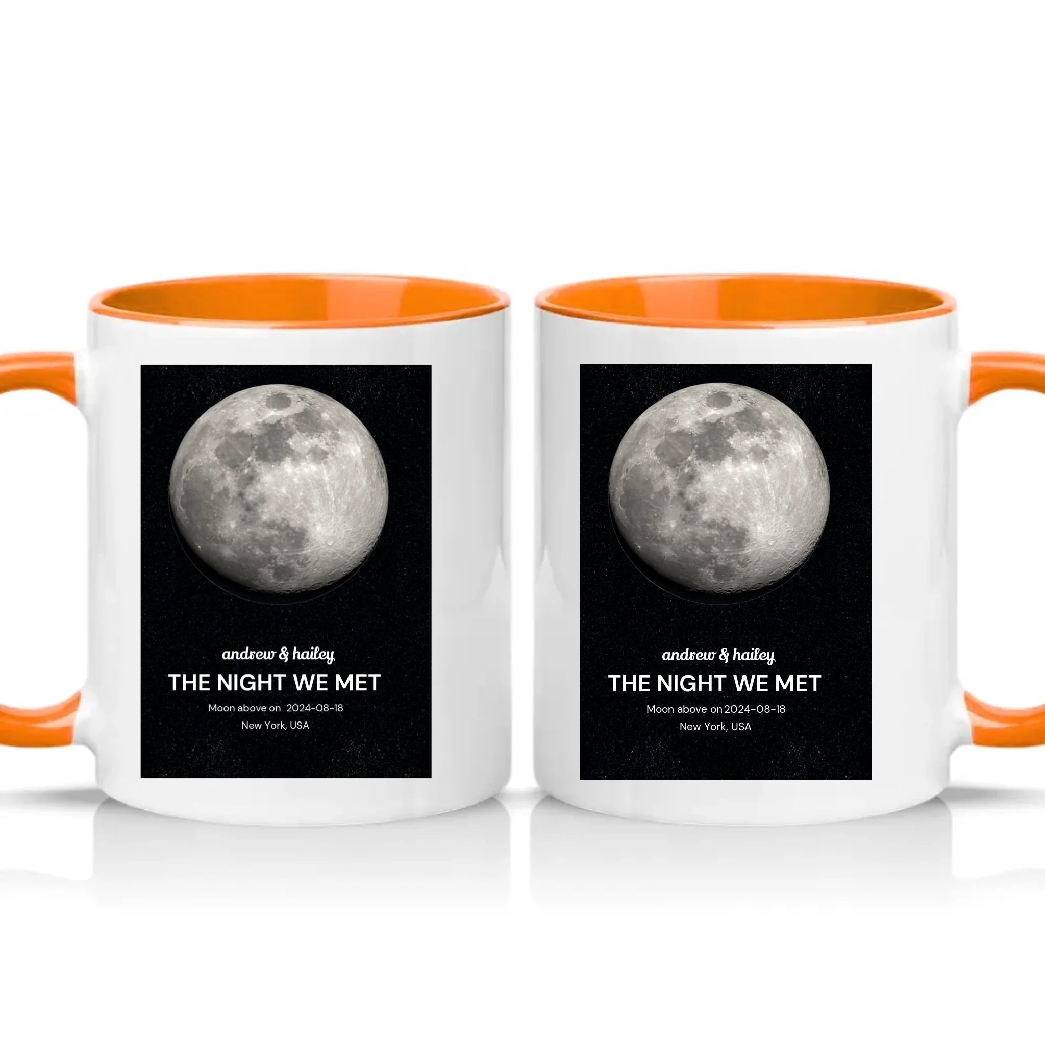 Two Tone 11oz Mug Orange