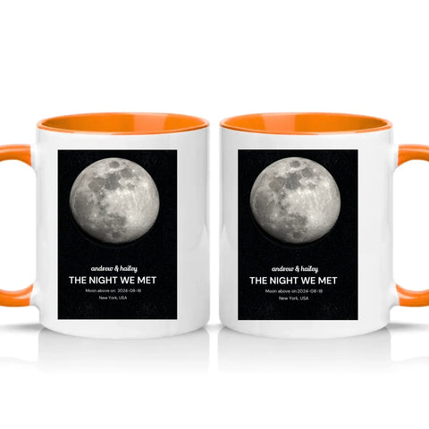 Two Tone 11oz Mug Orange