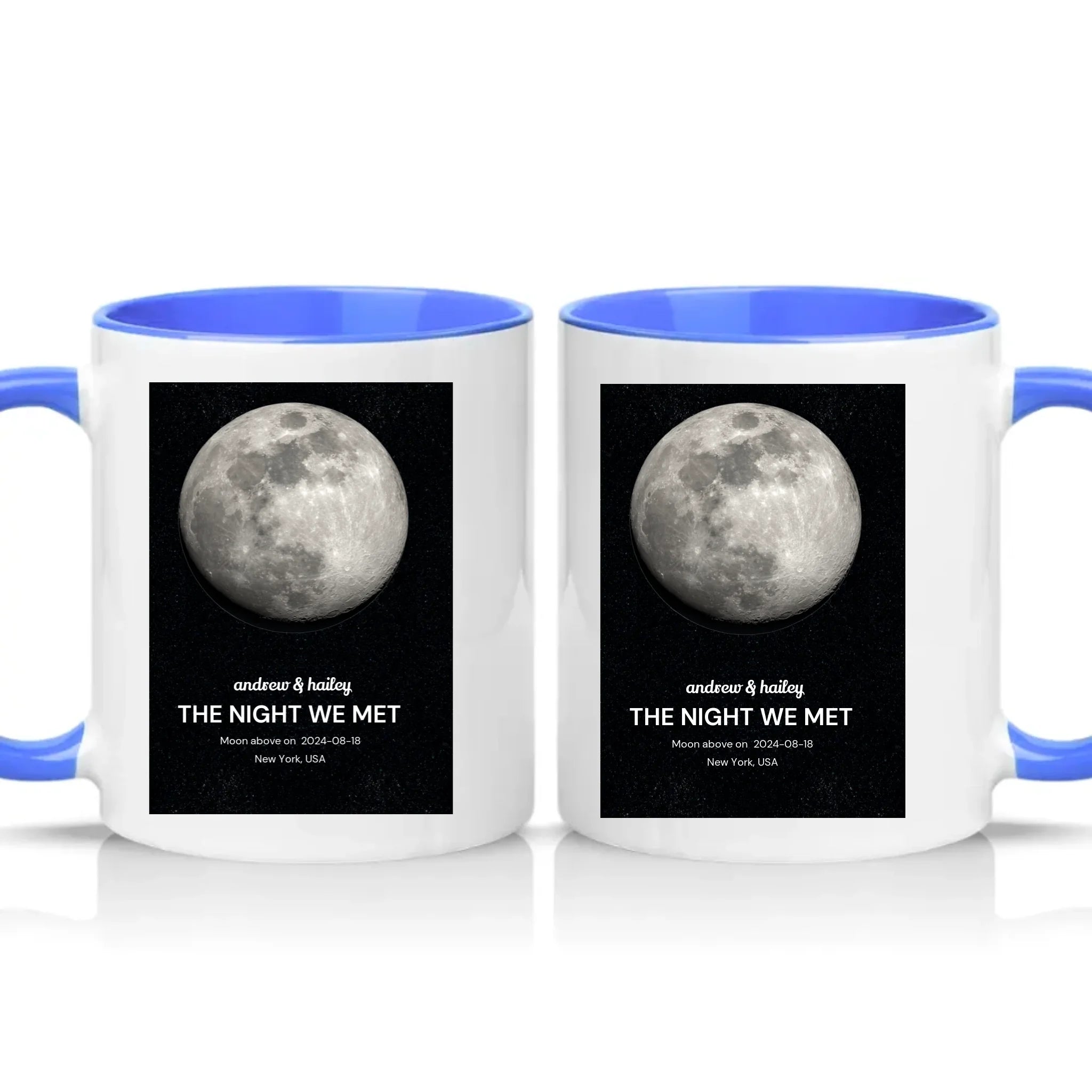 Two Tone 11oz Mug Medium Blue