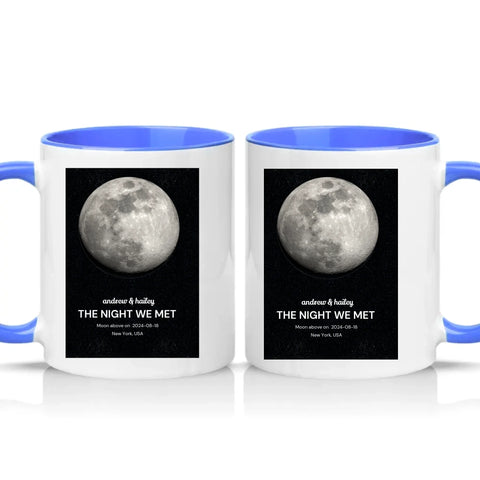 Two Tone 11oz Mug Medium Blue