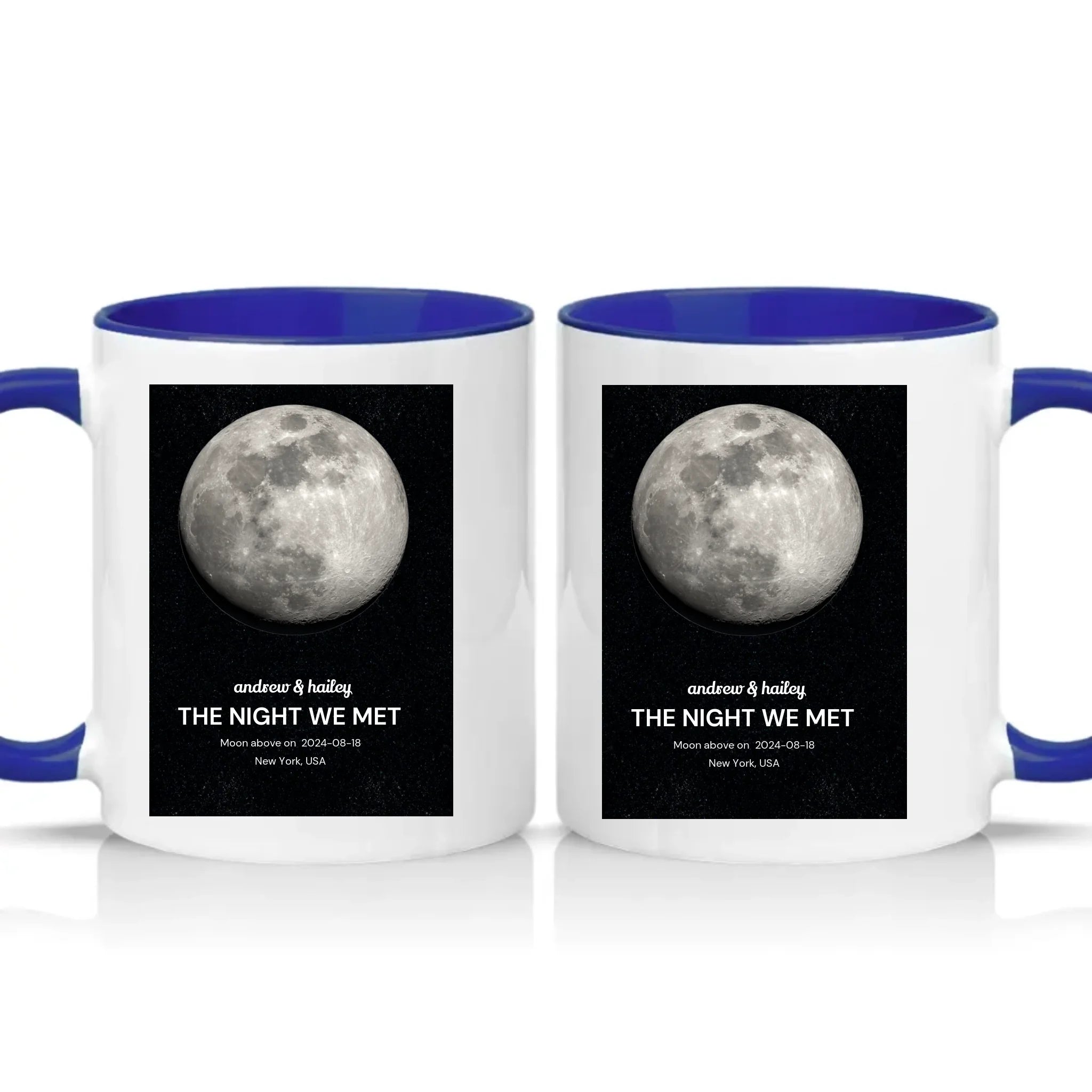 Two Tone 11oz Mug Dark Blue