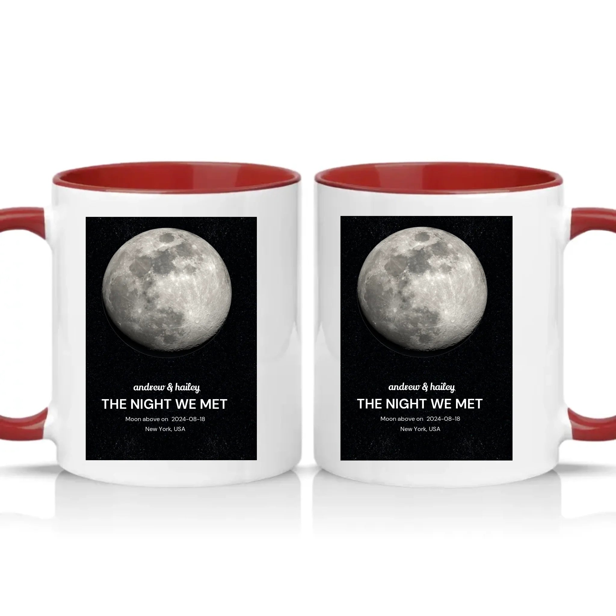 Two Tone 11oz Mug Burgundy