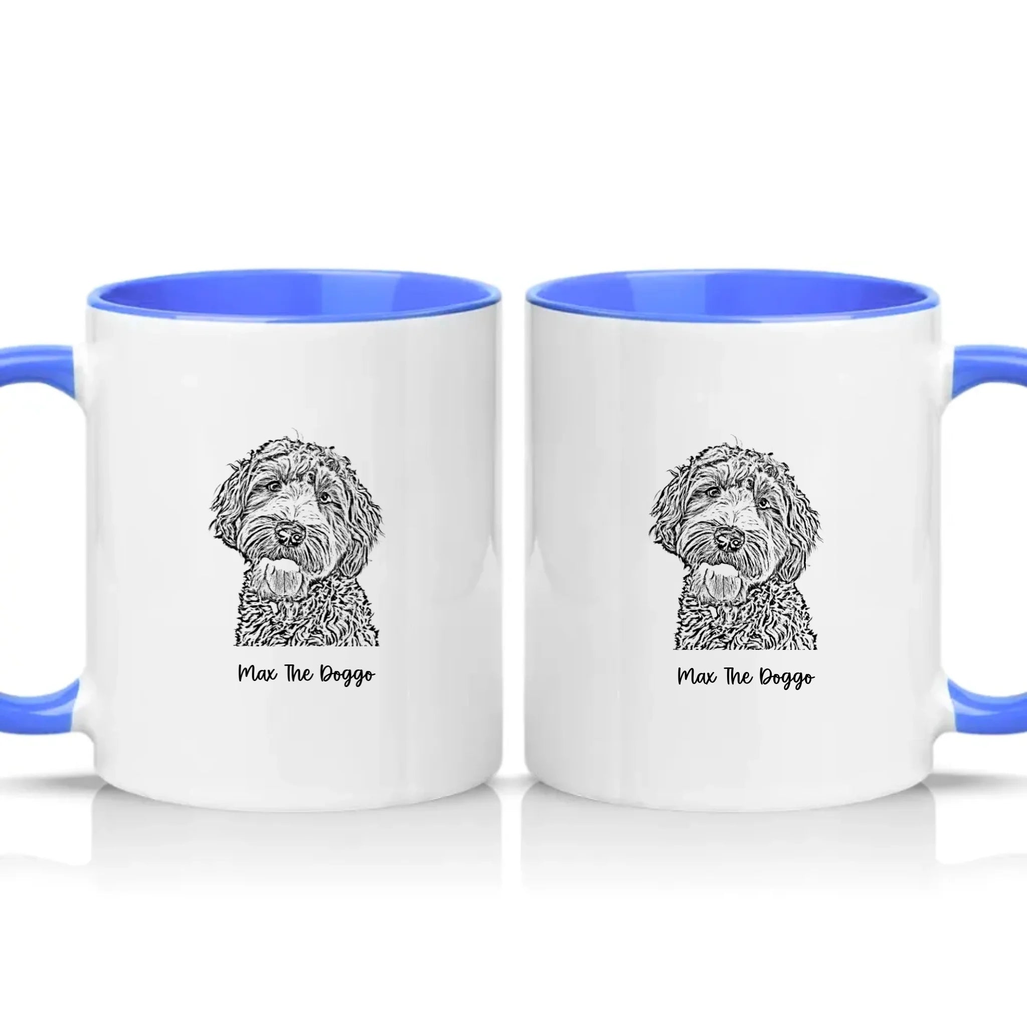 Two Tone 11oz Mug Medium Blue