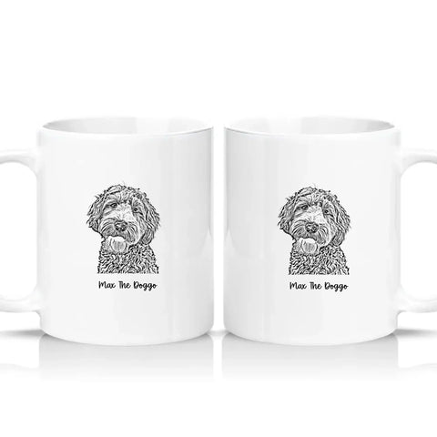 Two Tone 11oz Mug White