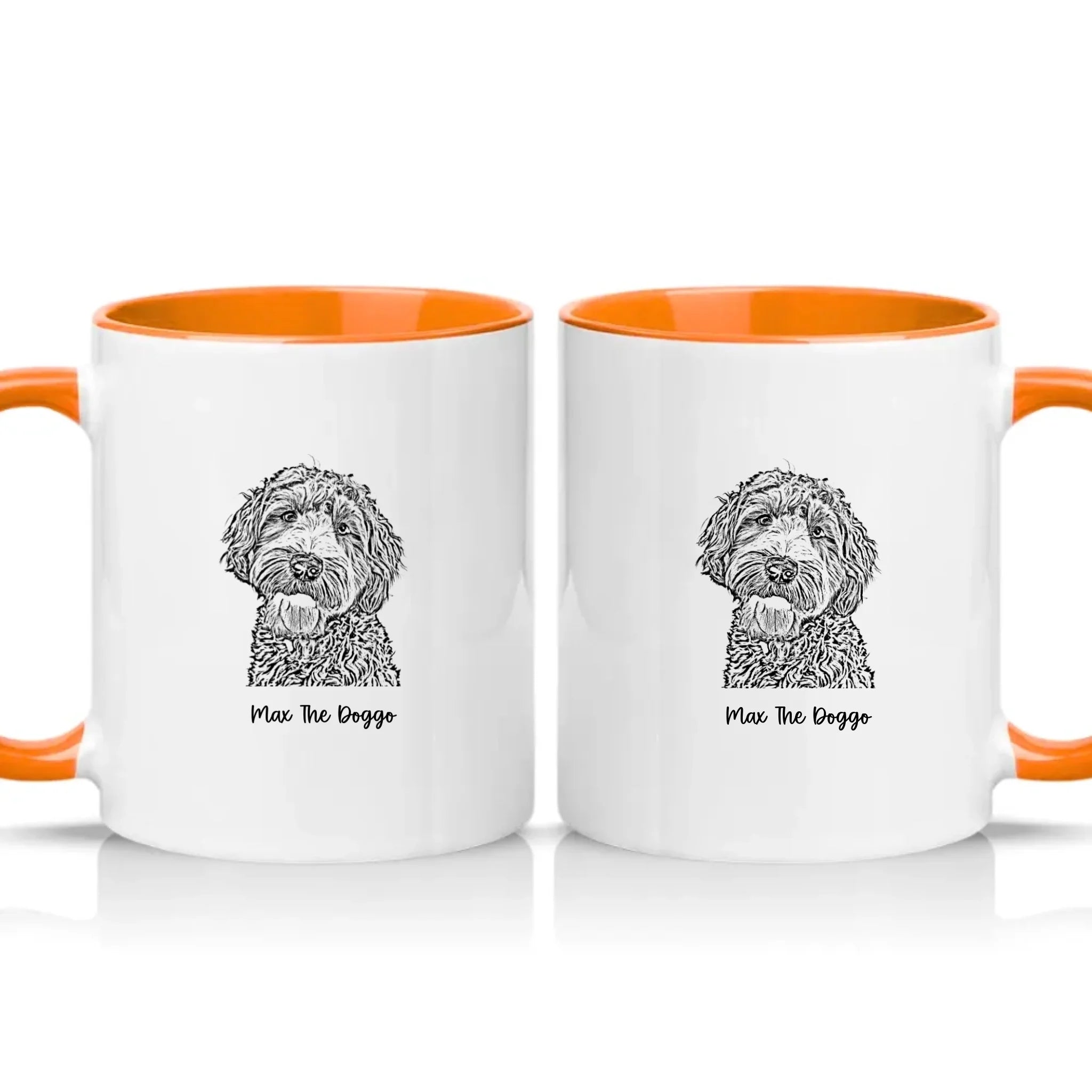 Two Tone 11oz Mug Orange