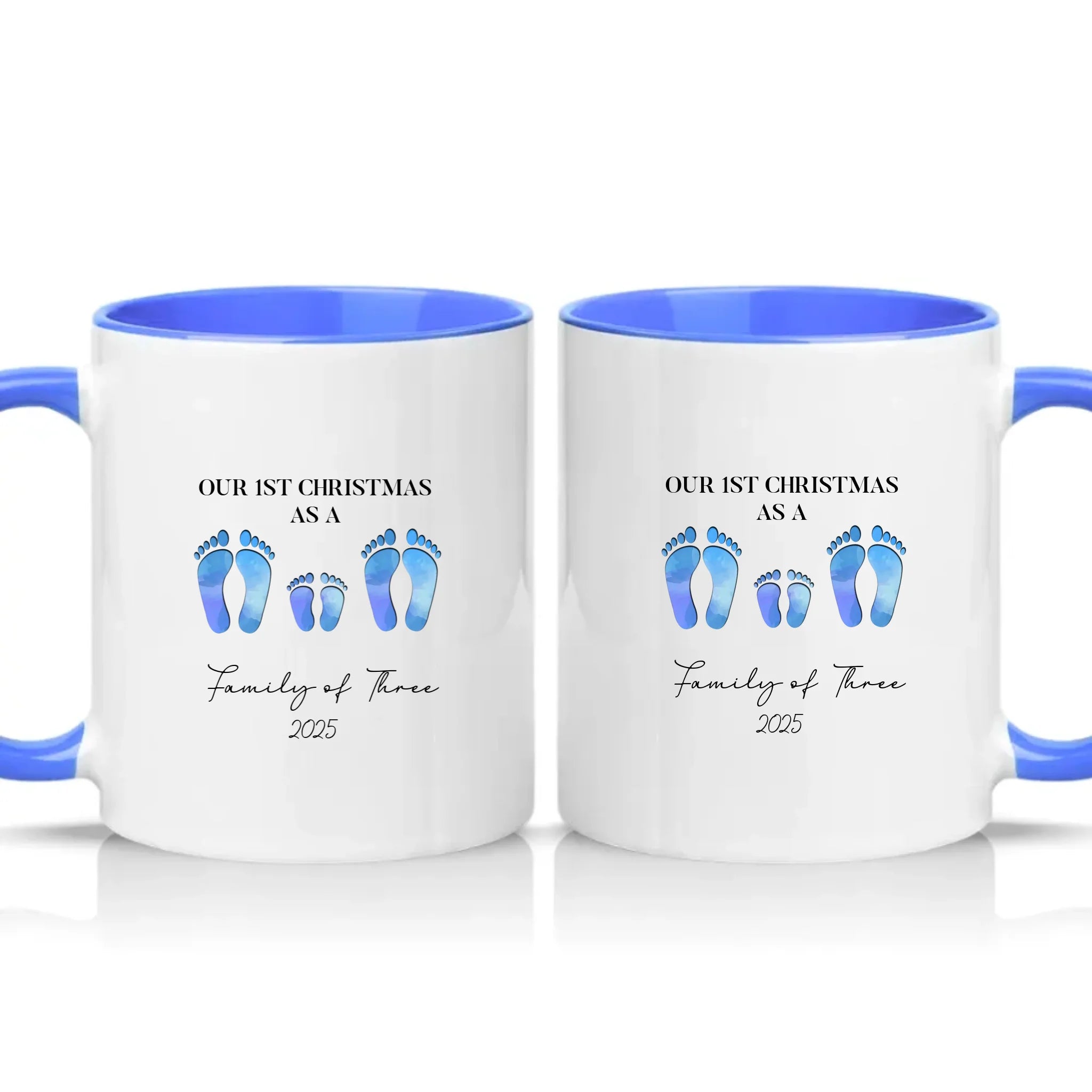 Two Tone 11oz Mug Medium Blue