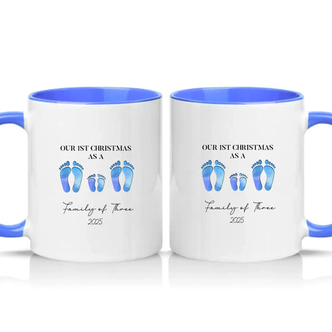 Two Tone 11oz Mug Medium Blue