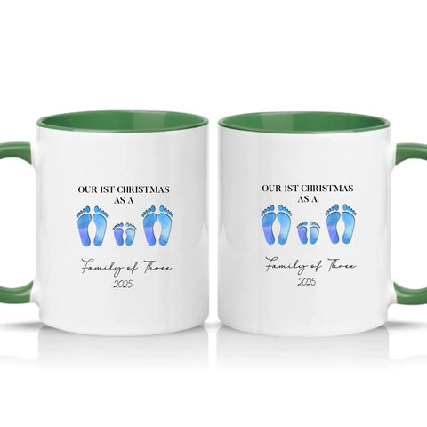 Two Tone 11oz Mug Racing Green