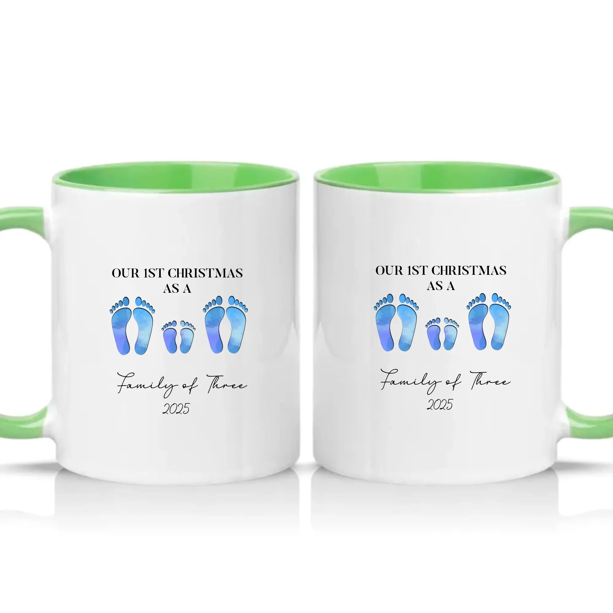 Two Tone 11oz Mug Green