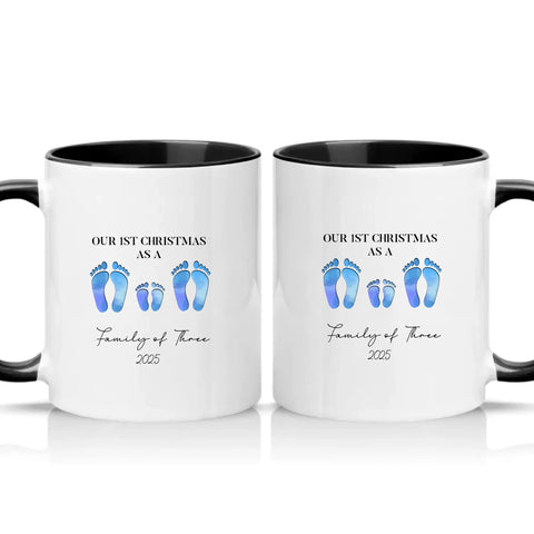 Two Tone 11oz Mug Black