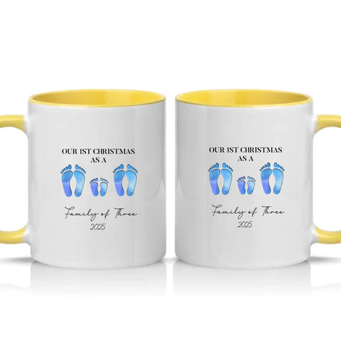 Two Tone 11oz Mug Yellow