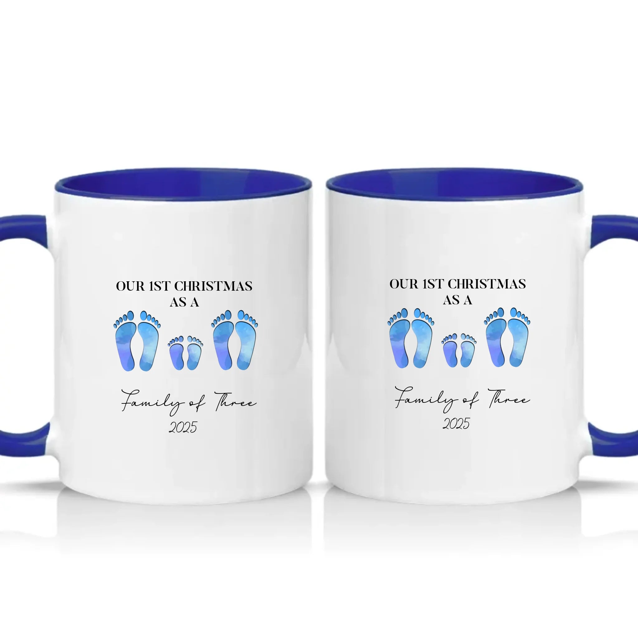 Two Tone 11oz Mug Dark Blue