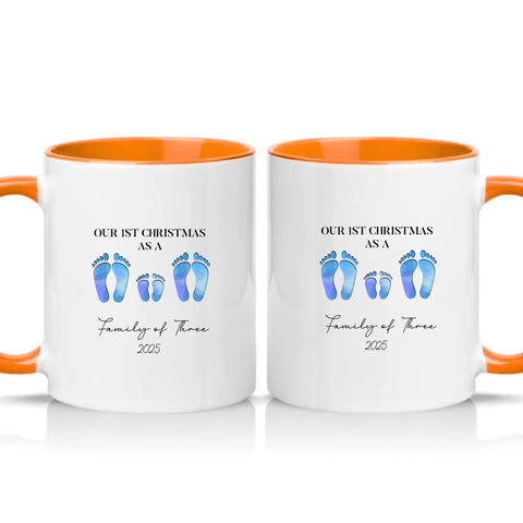Two Tone 11oz Mug Orange