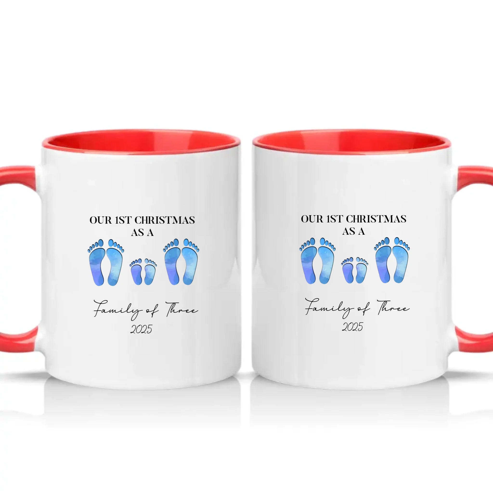 Two Tone 11oz Mug Red