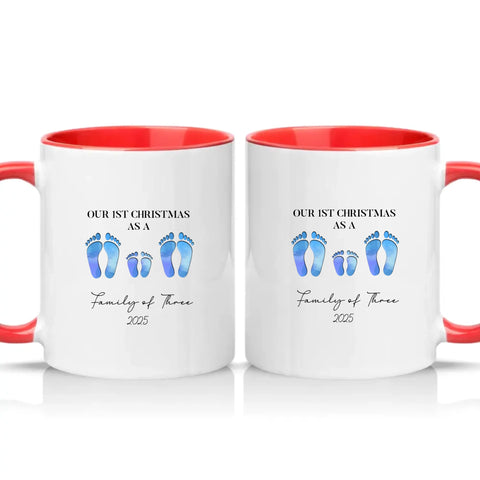 Two Tone 11oz Mug Red