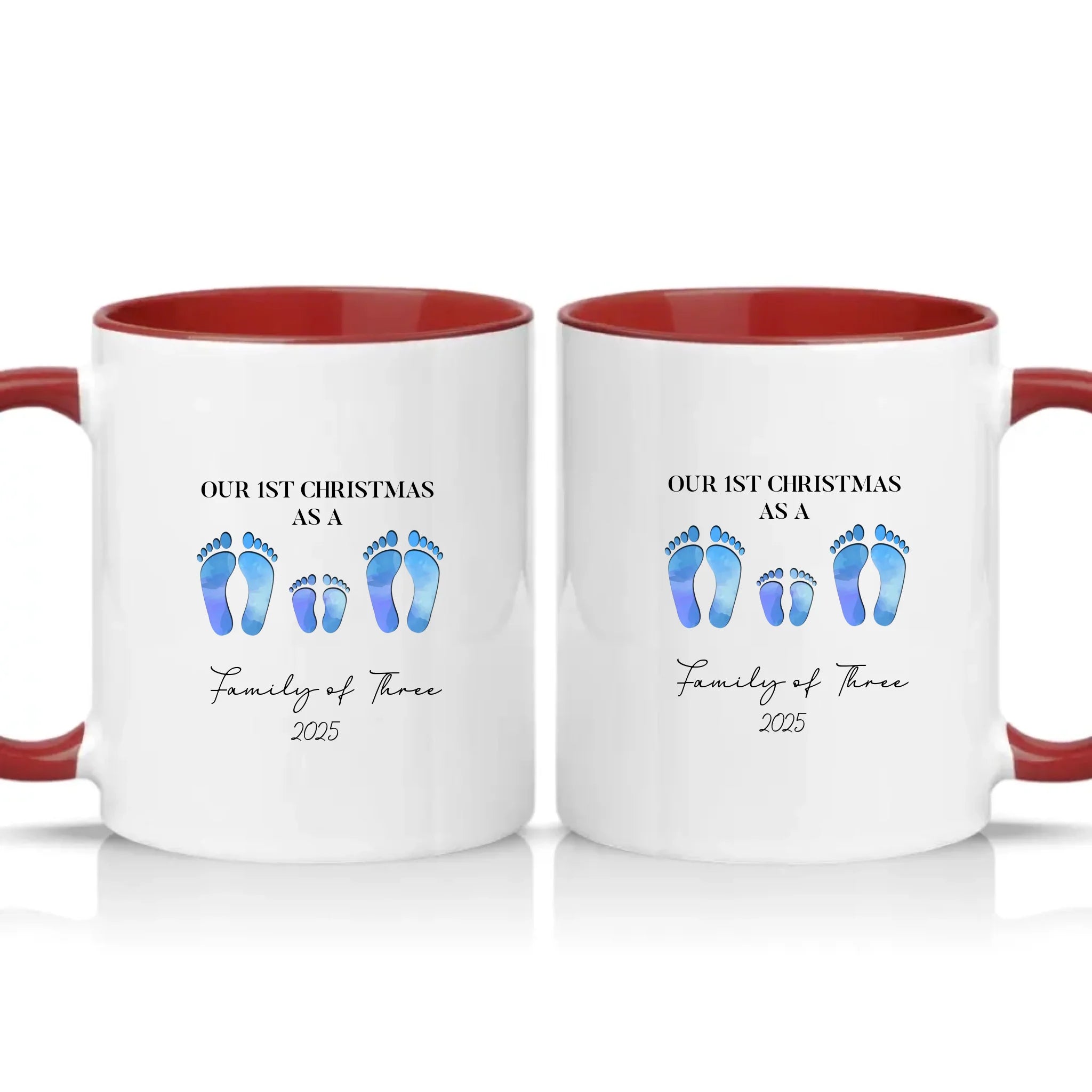 Two Tone 11oz Mug Burgundy