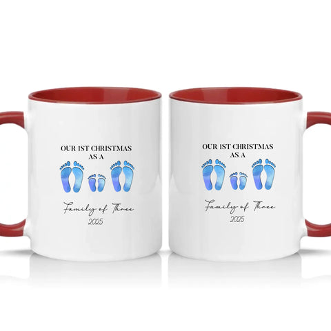 Two Tone 11oz Mug Burgundy