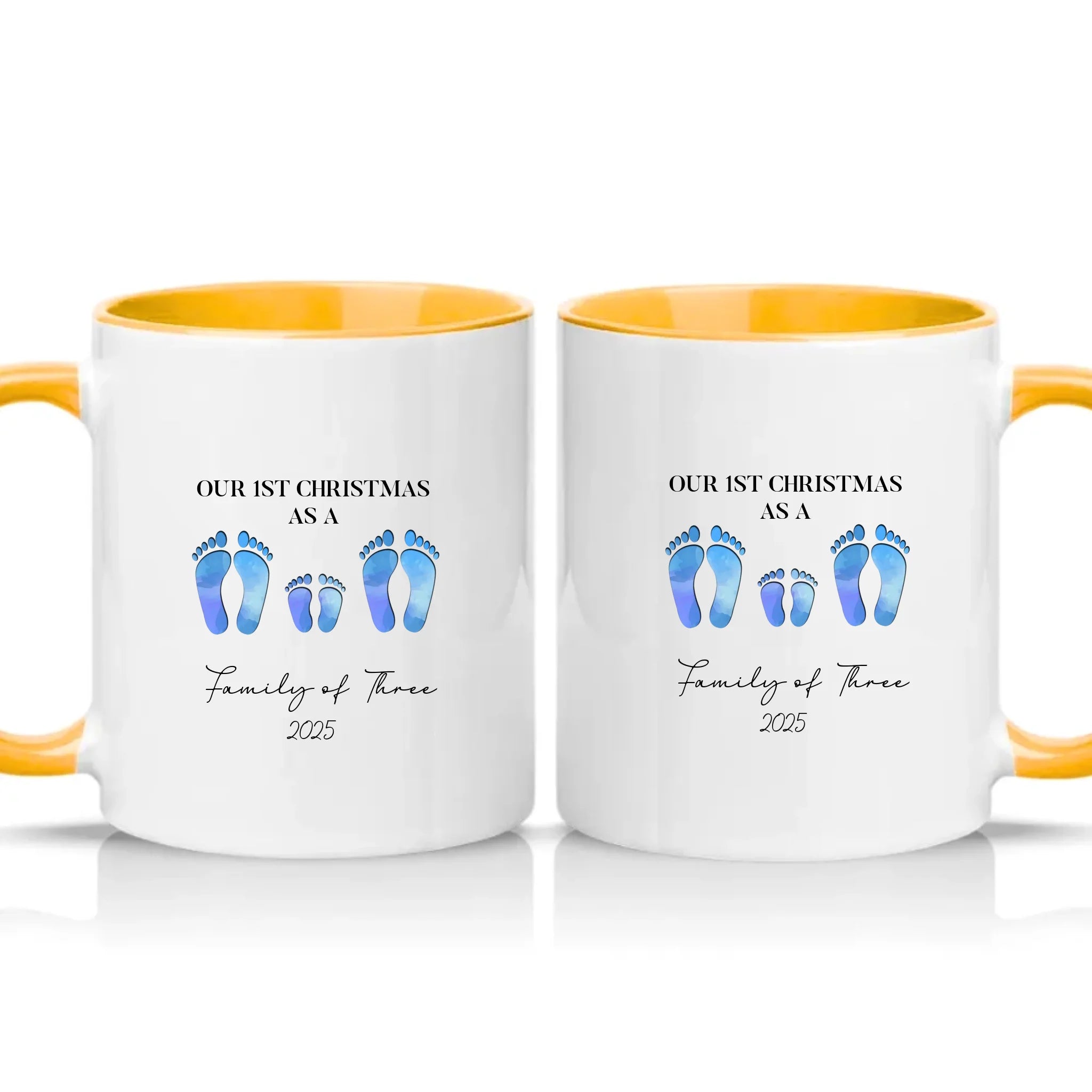 Two Tone 11oz Mug Golden Yellow