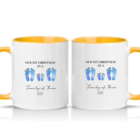 Two Tone 11oz Mug Golden Yellow
