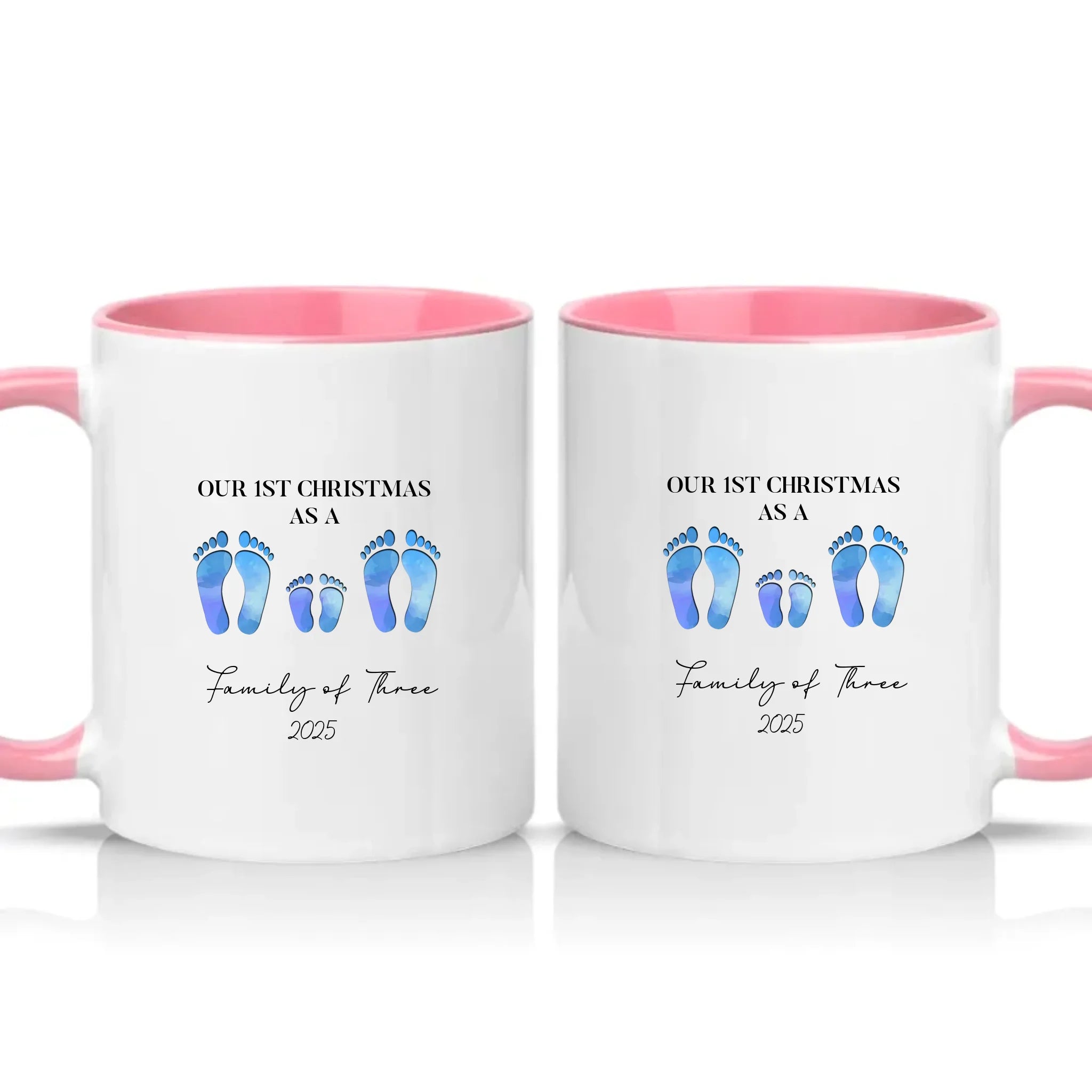 Two Tone 11oz Mug Pink