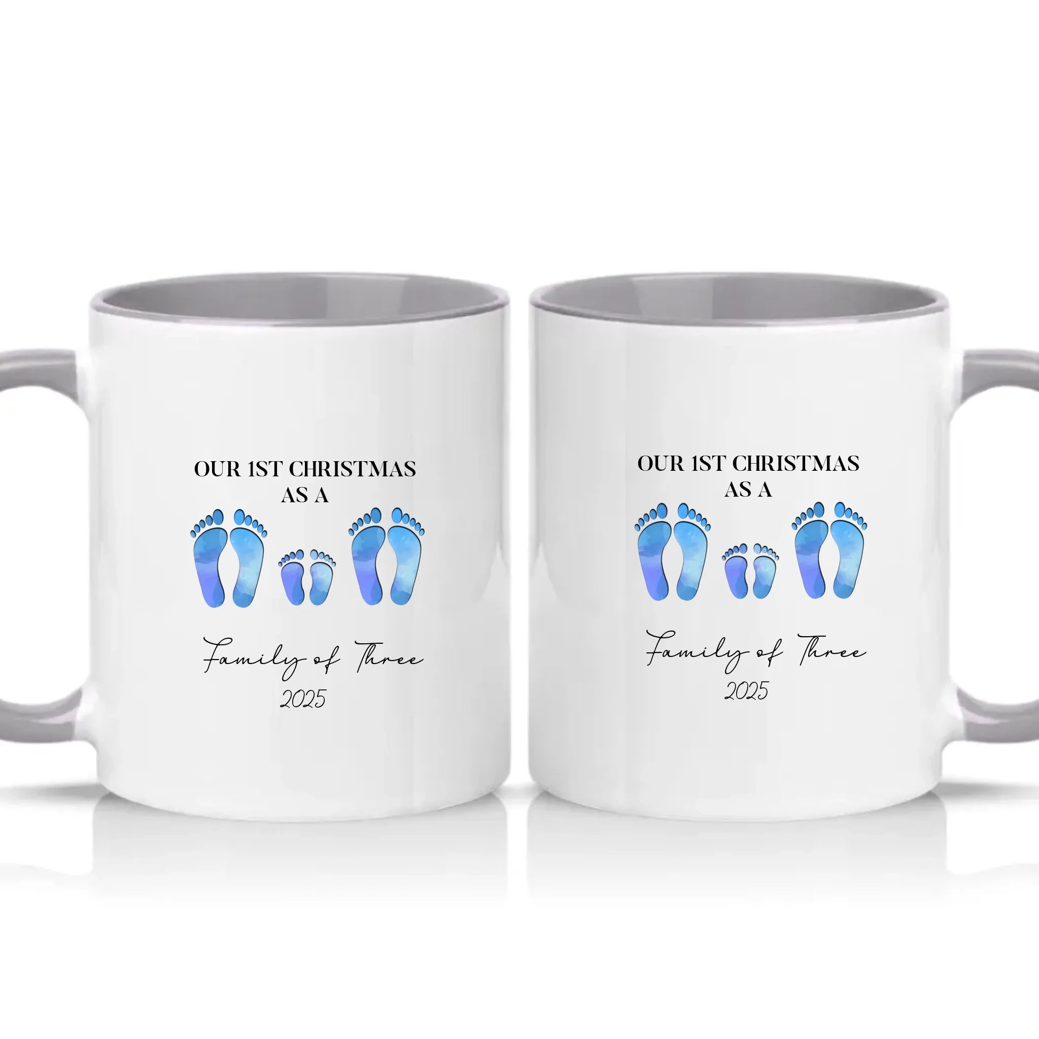 Two Tone 11oz Mug Grey