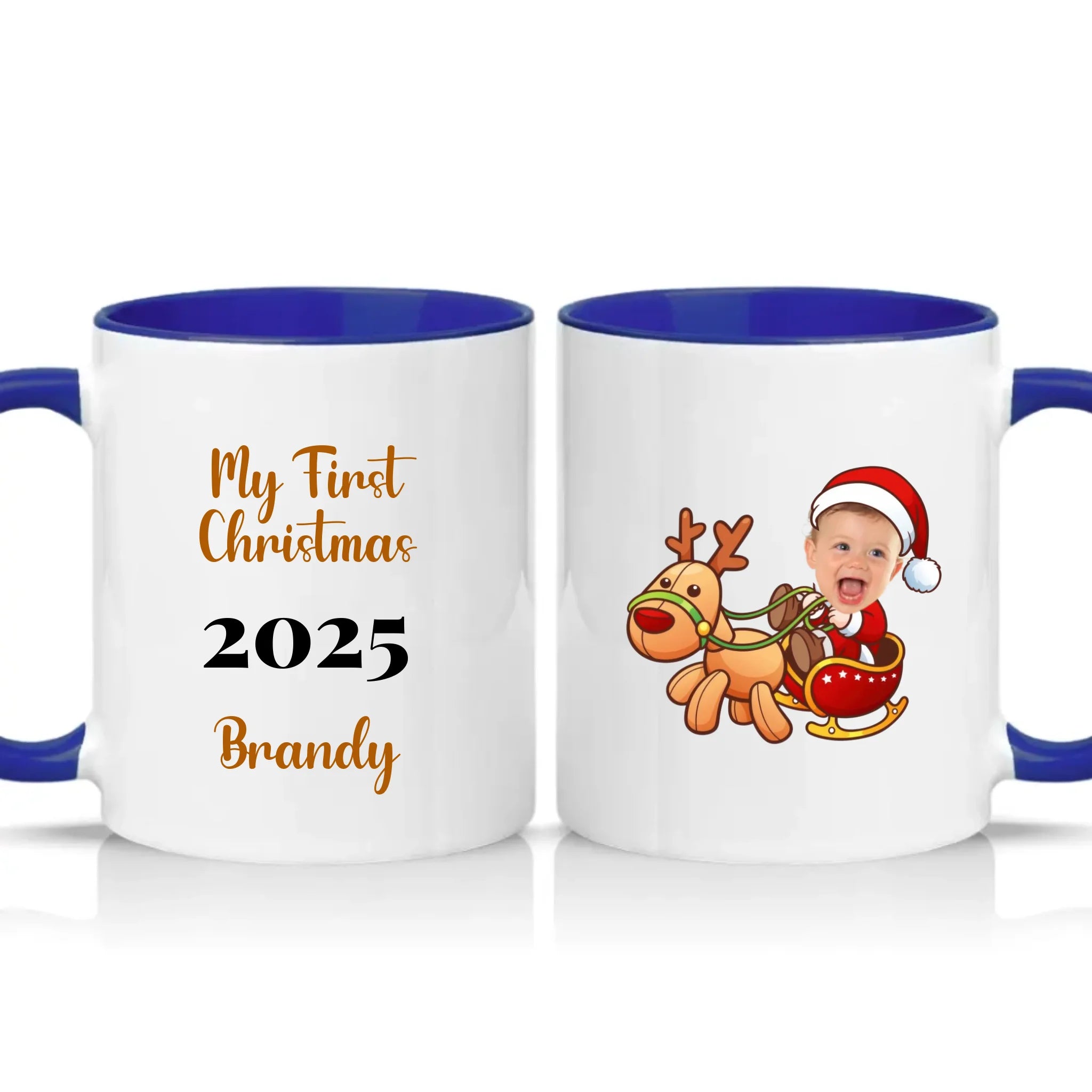 Two Tone 11oz Mug Dark Blue