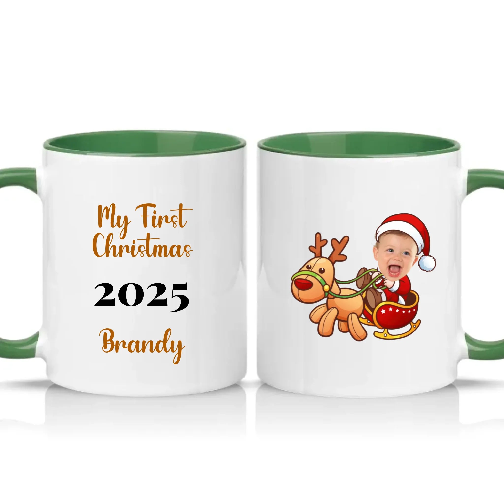 Two Tone 11oz Mug Racing Green