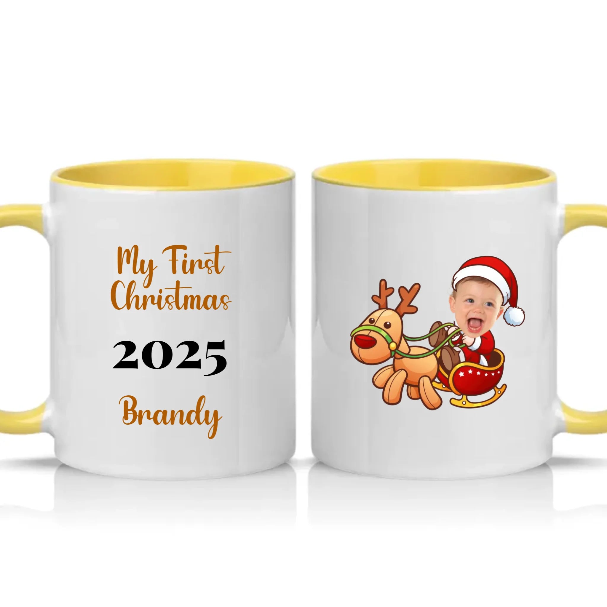 Two Tone 11oz Mug Yellow