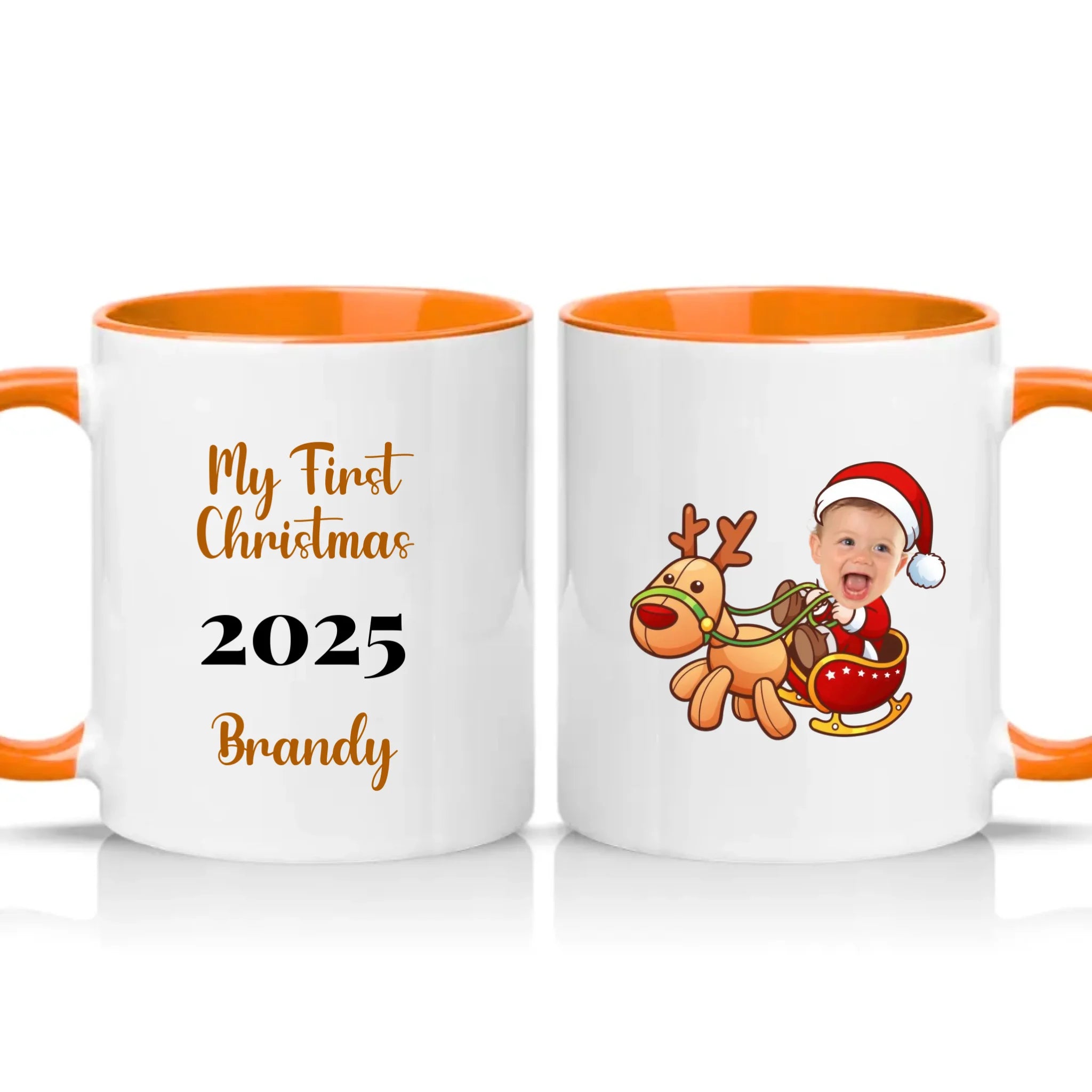 Two Tone 11oz Mug Orange