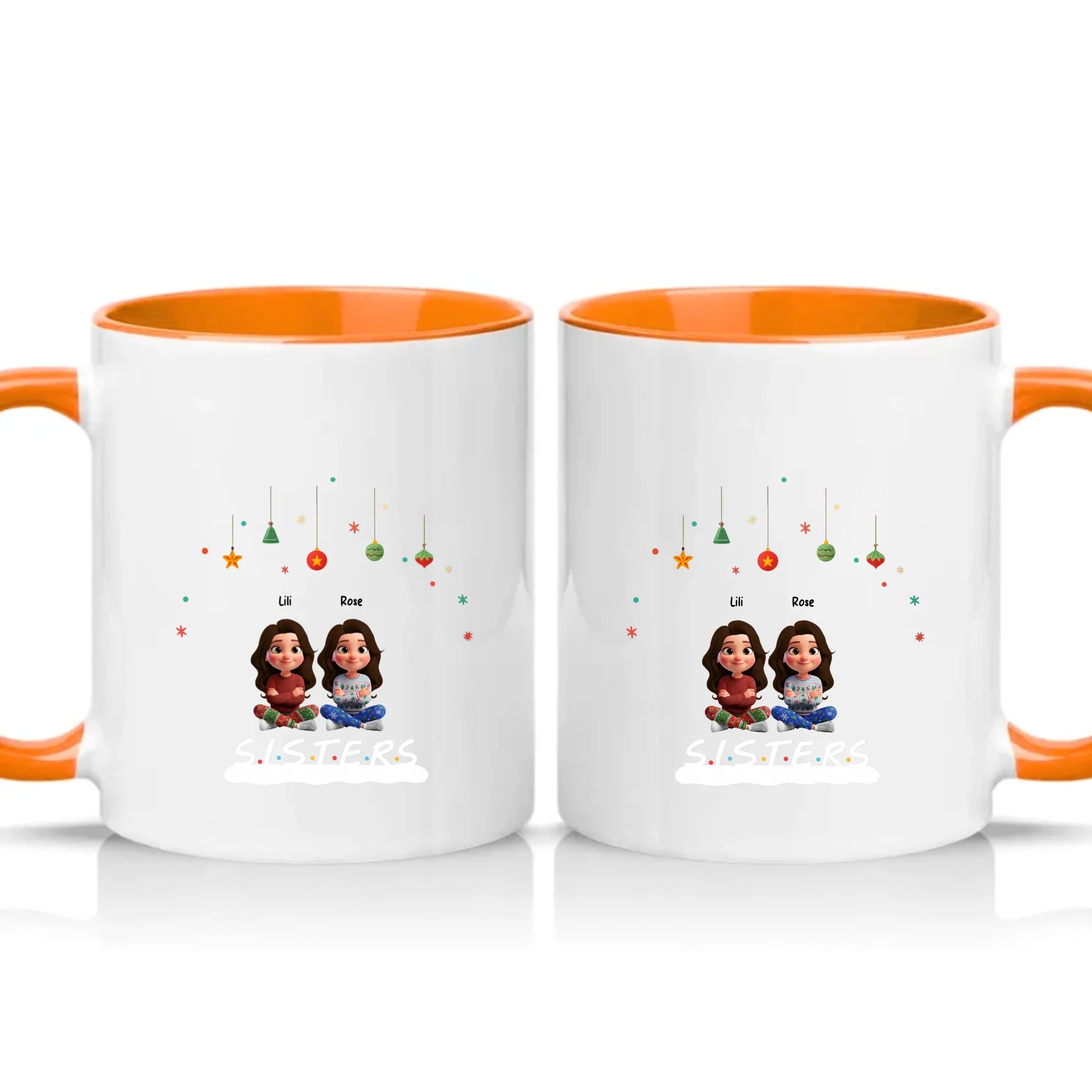 Two Tone 11oz Mug Orange