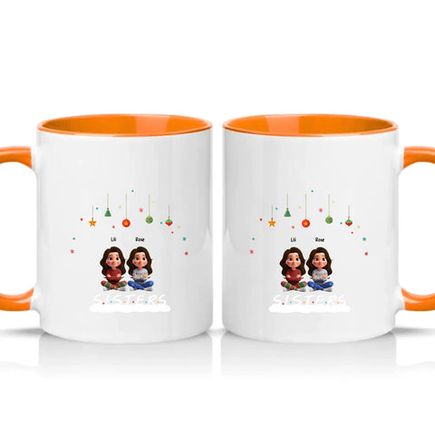 Two Tone 11oz Mug Orange