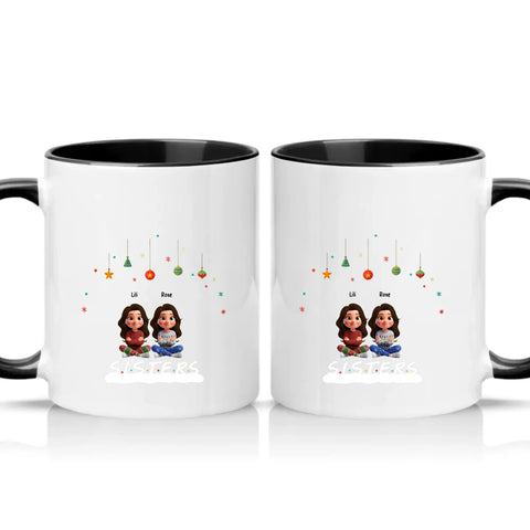Two Tone 11oz Mug Black