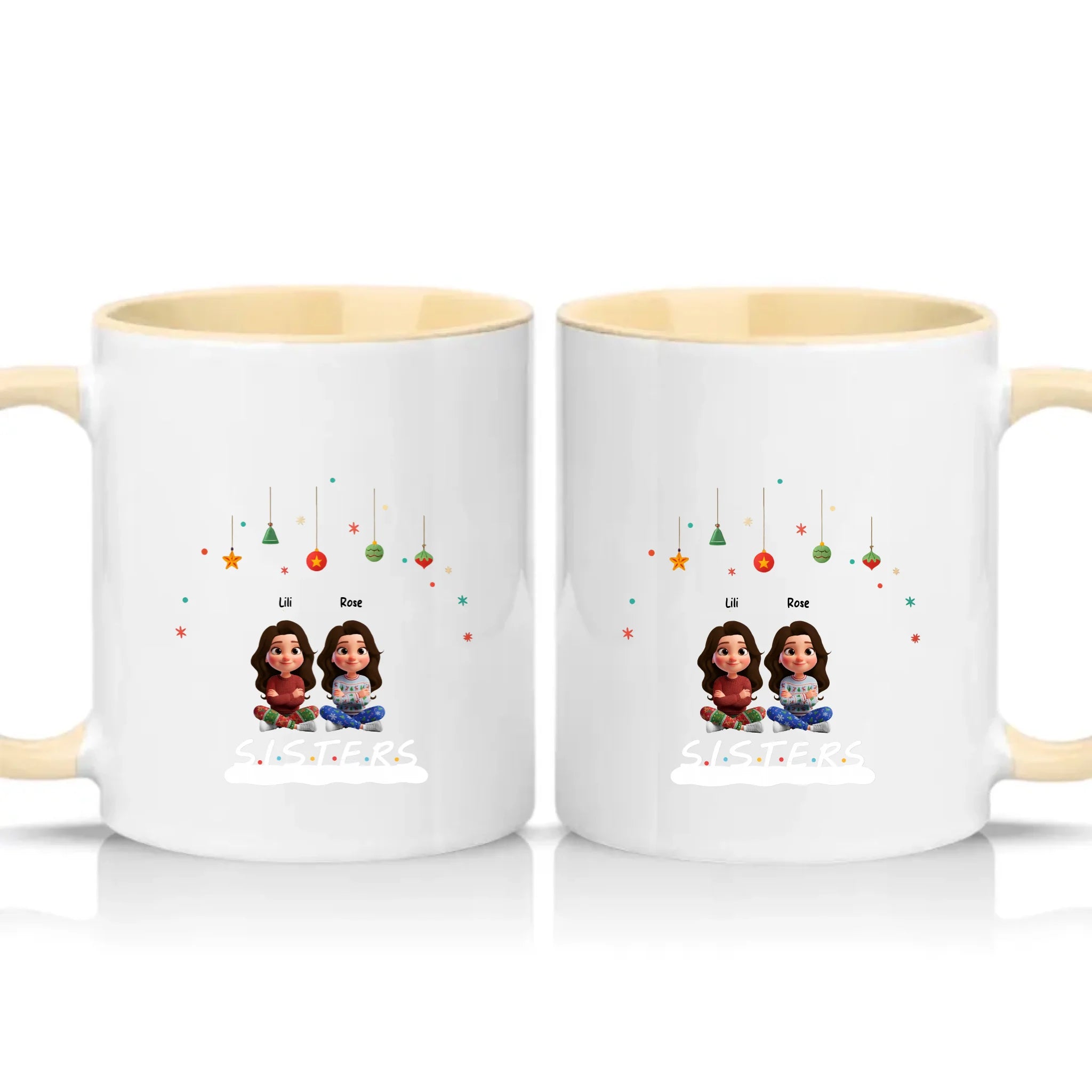 Two Tone 11oz Mug Cream