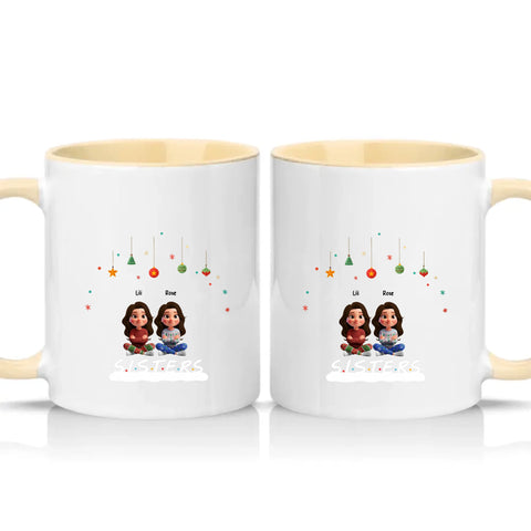 Two Tone 11oz Mug Cream