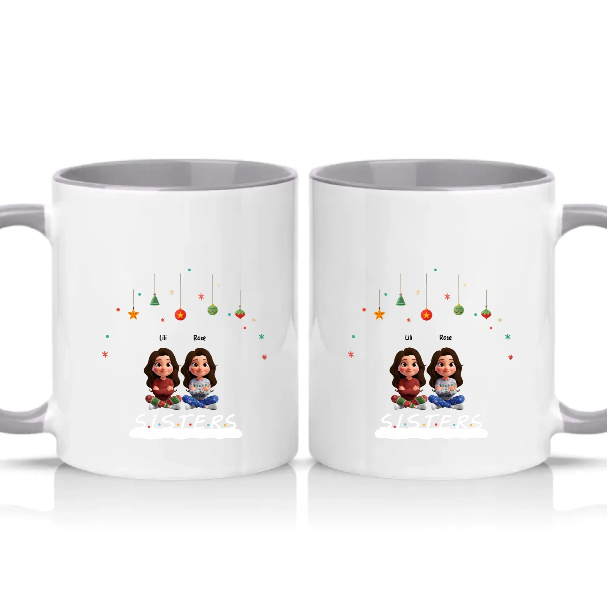 Two Tone 11oz Mug Grey