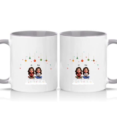 Two Tone 11oz Mug Grey