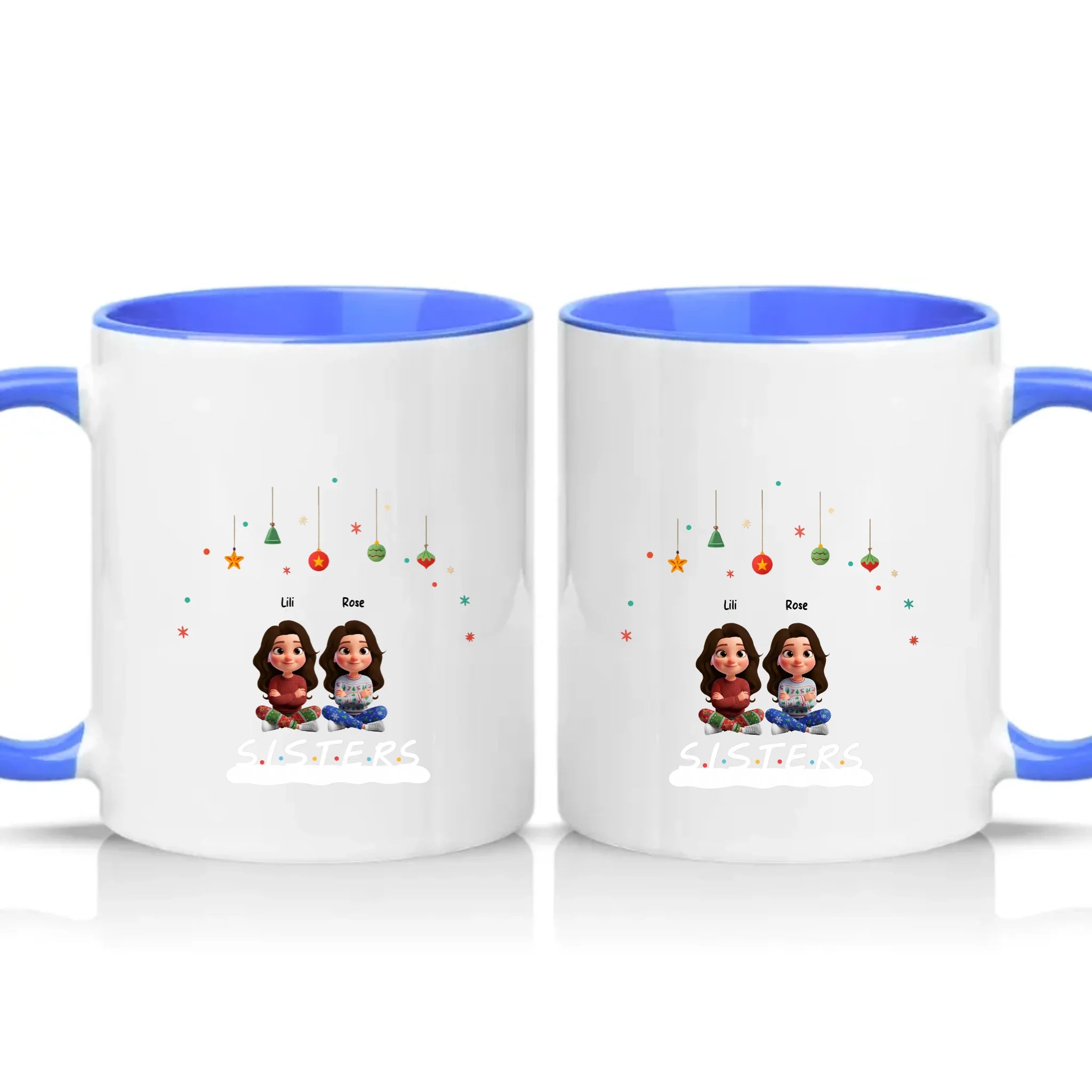 Two Tone 11oz Mug Medium Blue