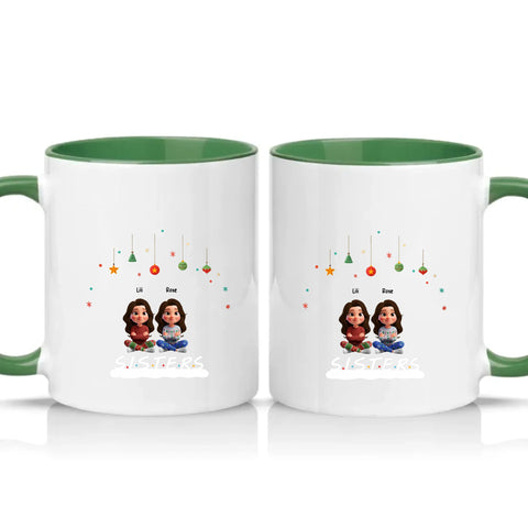 Two Tone 11oz Mug Racing Green