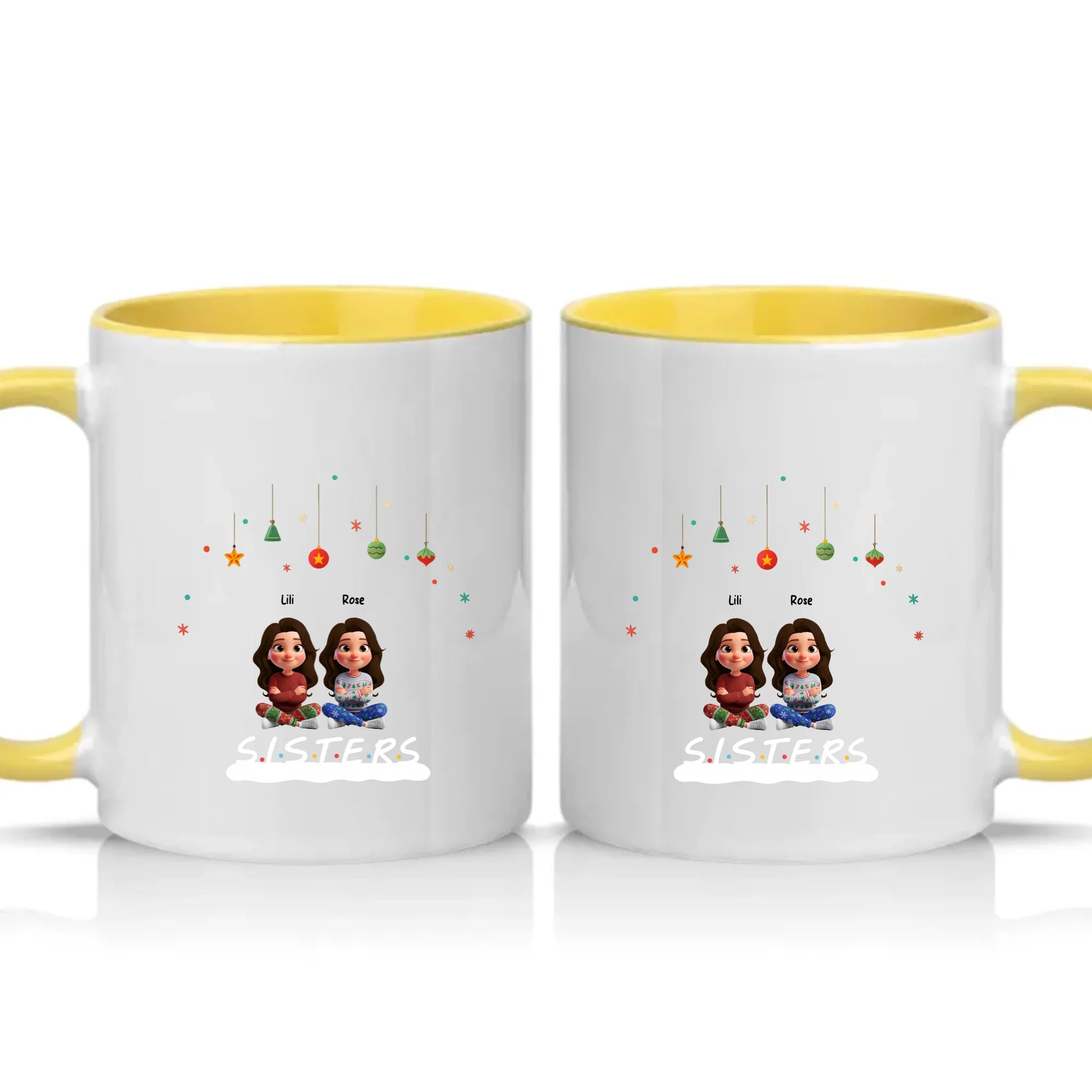 Two Tone 11oz Mug Yellow