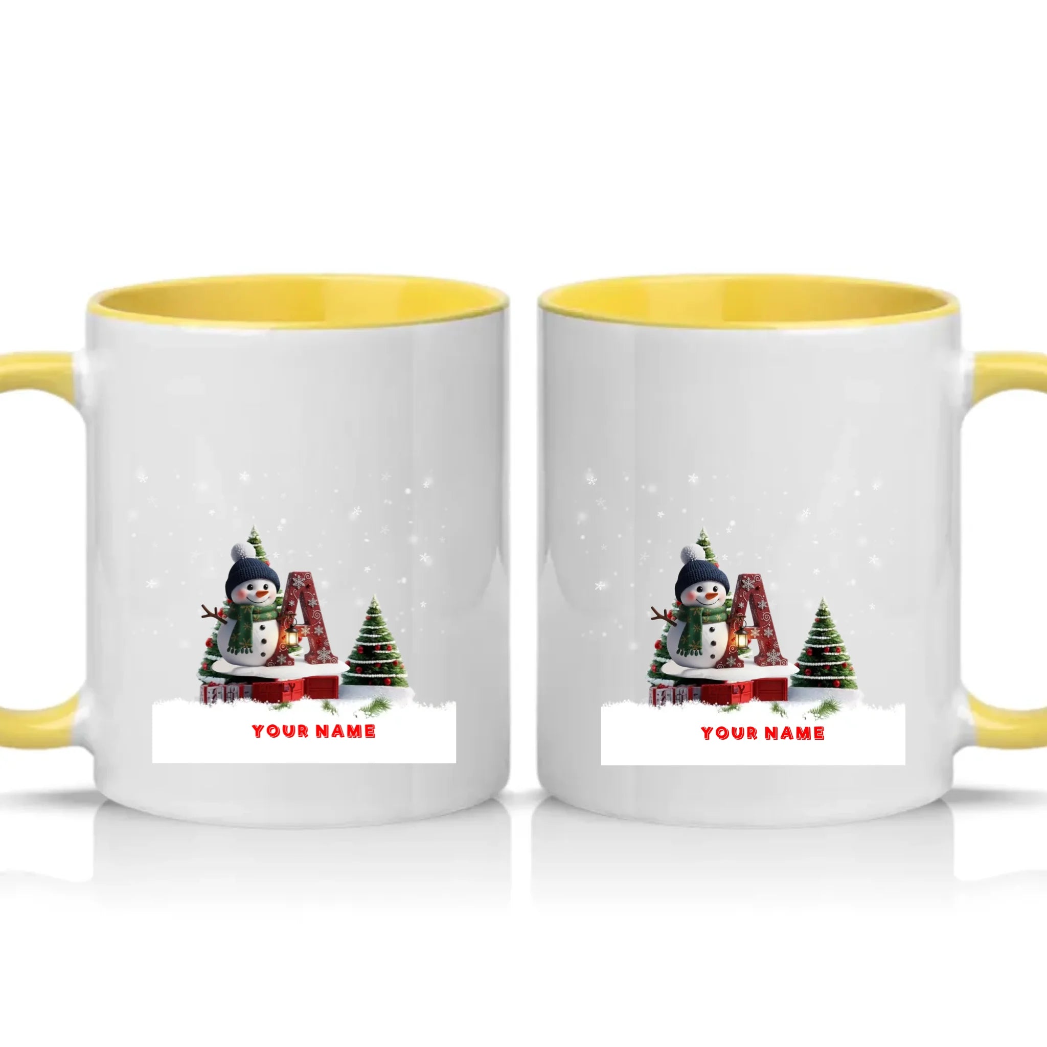 Two Tone 11oz Mug Yellow