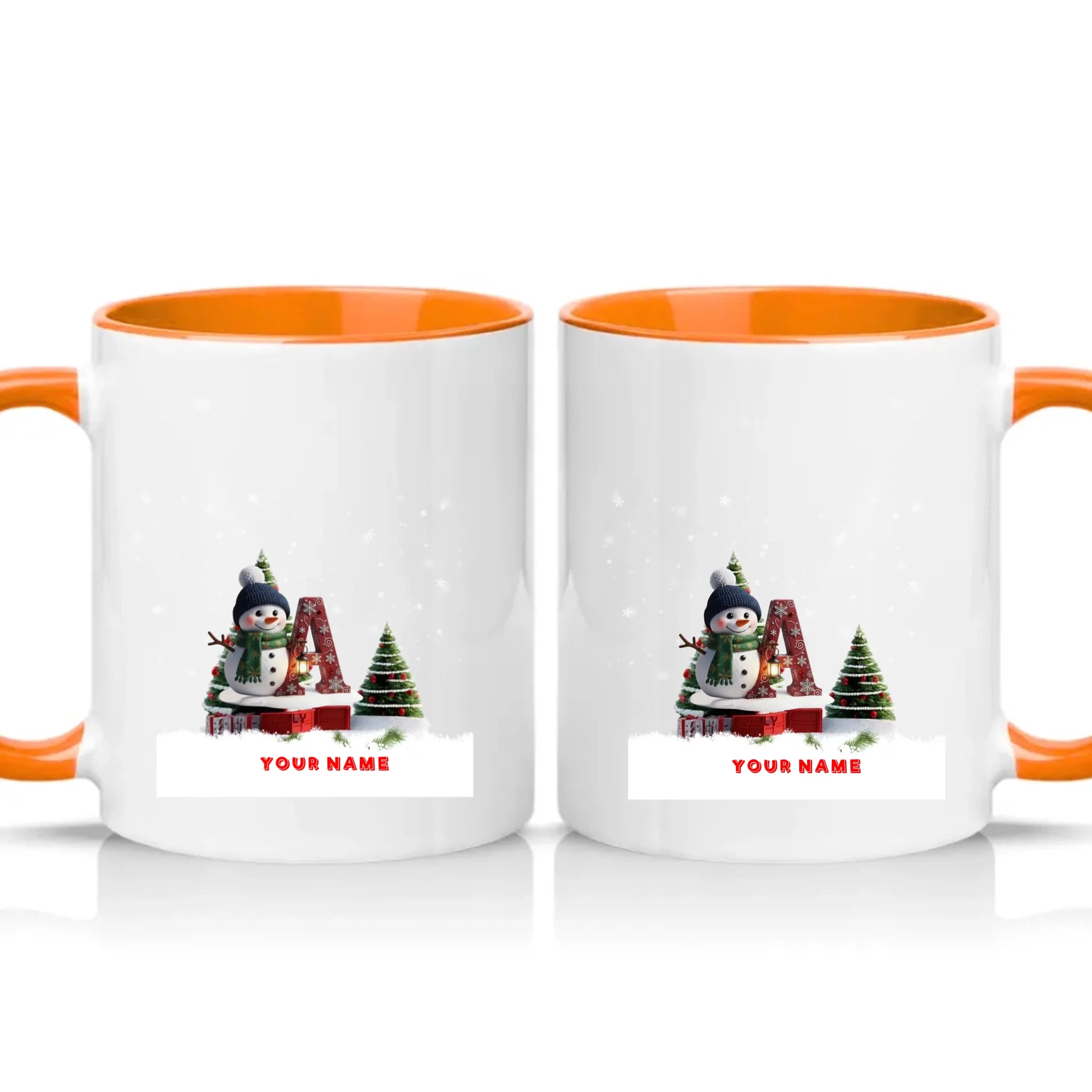 Two Tone 11oz Mug Orange