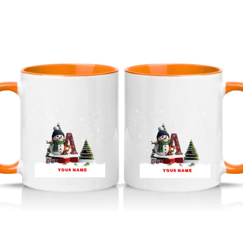 Two Tone 11oz Mug Orange