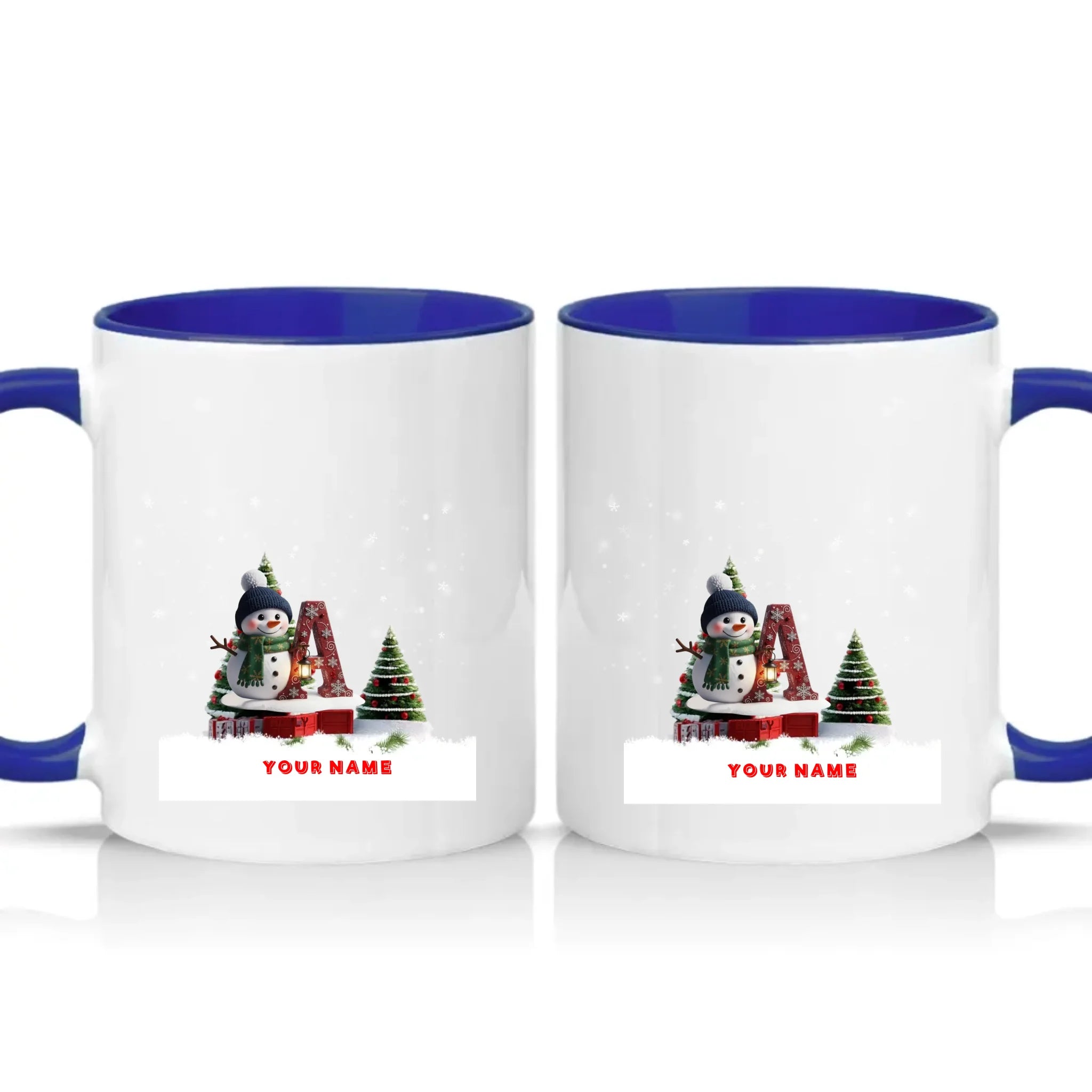 Two Tone 11oz Mug Dark Blue