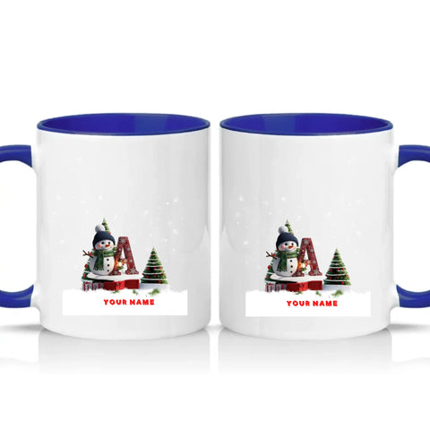 Two Tone 11oz Mug Dark Blue