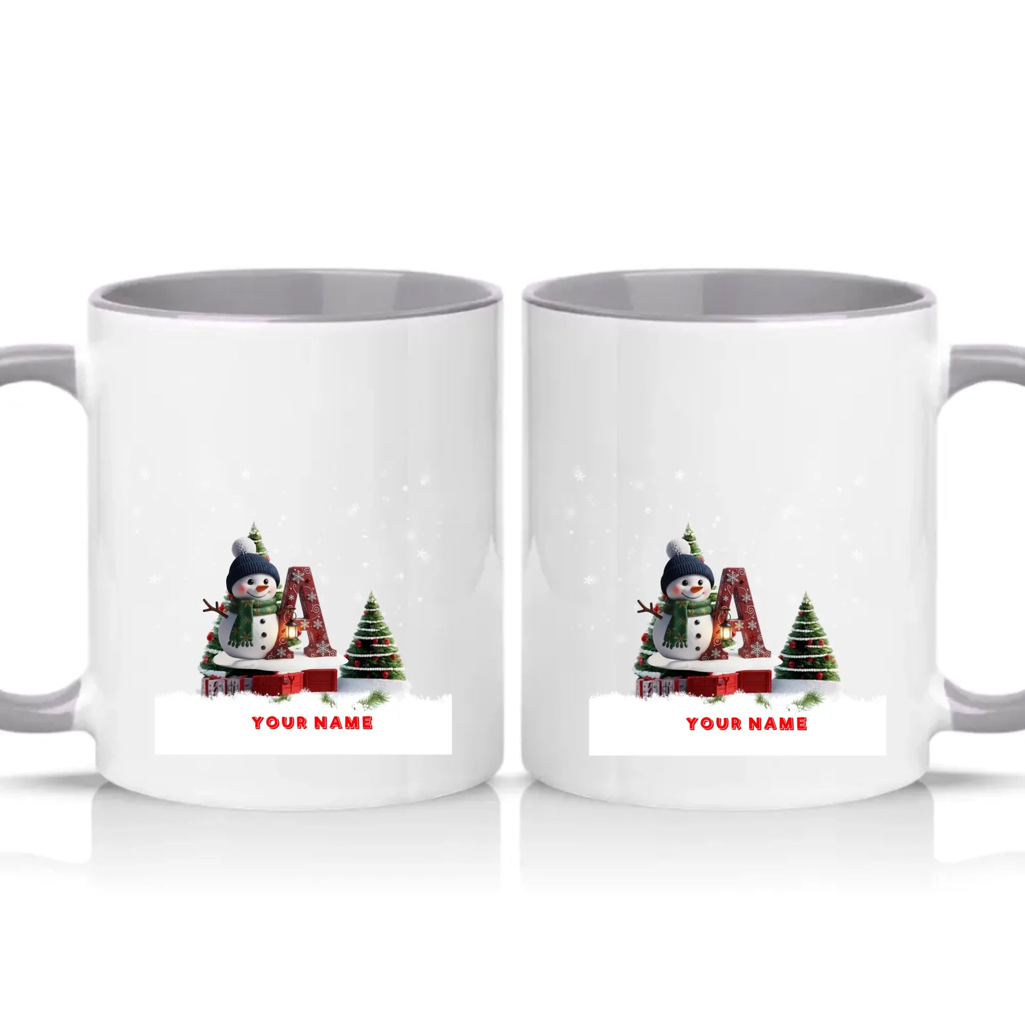 Two Tone 11oz Mug Grey