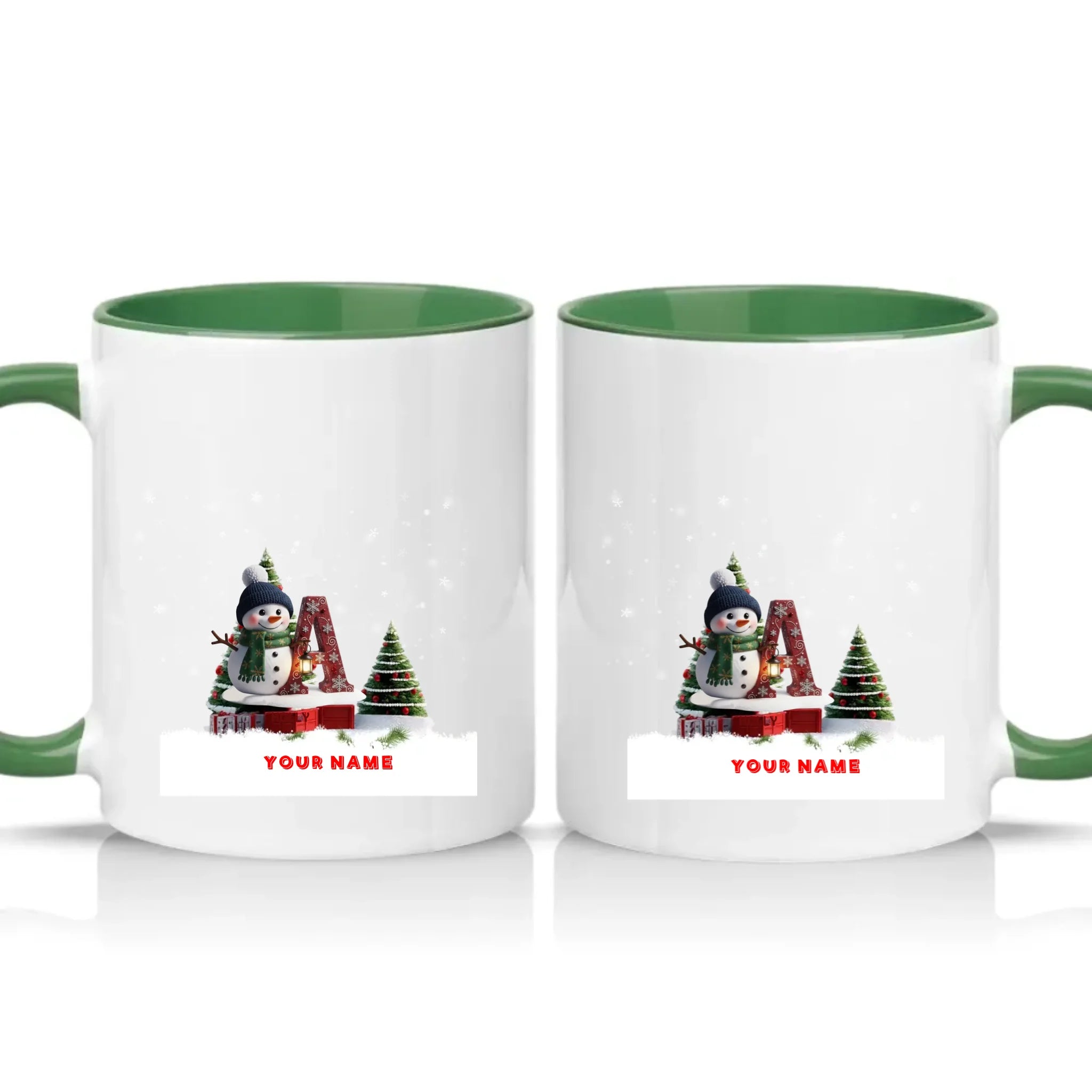 Two Tone 11oz Mug Racing Green