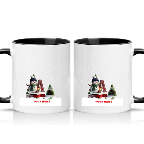 Two Tone 11oz Mug Black