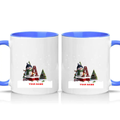 Two Tone 11oz Mug Medium Blue